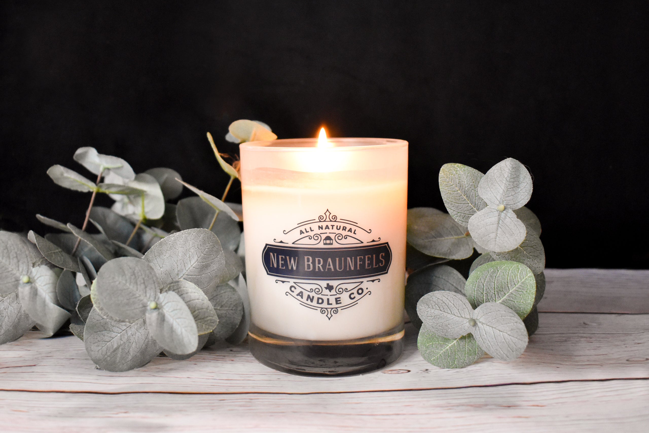 Peppermint Eucalyptus Spa Day Candle New Braunfels Candle Company